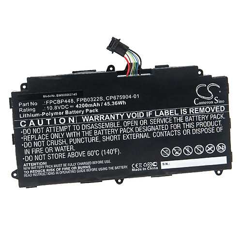 vhbw batterie compatible avec Fujitsu Stylistic Q736, Q737, Q775 tablette (4200mAh, 10,8V, Li-polymère)