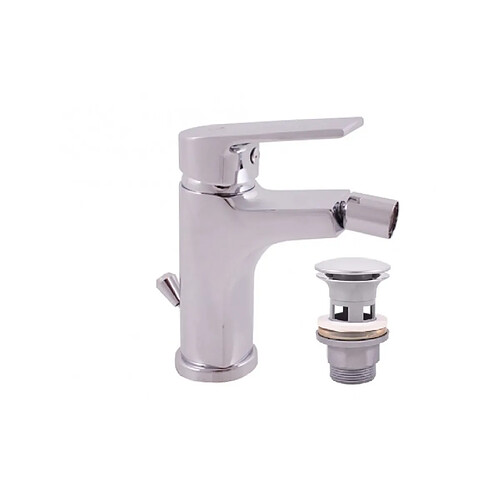 Rav Mitigeur bidet COLORADO en laiton chromé avec siphon