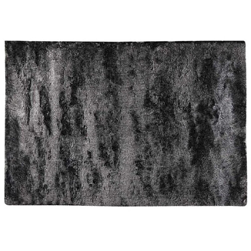 Vente-Unique Tapis shaggy à poils longs ultra doux - 160 x 230 cm - Anthracite - DOLCE