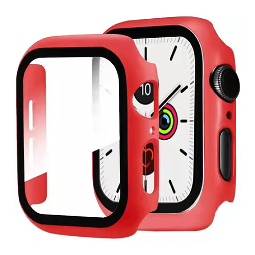 Coque en TPU intégré rouge pour votre Apple Watch Series 7 41mm