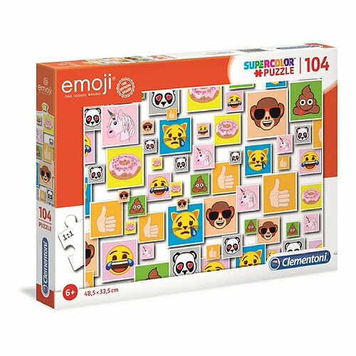 Ludendo Puzzle Supercolor 104 pièces Emoji