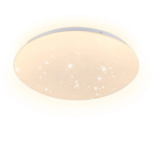 NETTLIFE Plafonnier LED 30cm, ciel étoilé de bain chaud rond 18 W lampe de IP44 pour chambre d'enfant cuisine couloir salle de bain salon