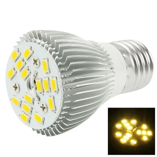 Wewoo Lampe blanc E27 6W chaud 15 LED 5050 SMD Ampoule de projecteur, AC 85-265V