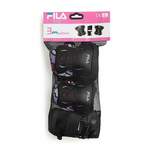 Protections articulaires contre les chutes Fila Bk Violet Noir 26-29