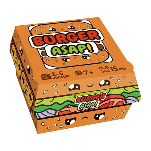 Burger ASAP - Asmodee - Jeu de rapidité - Des 7ans