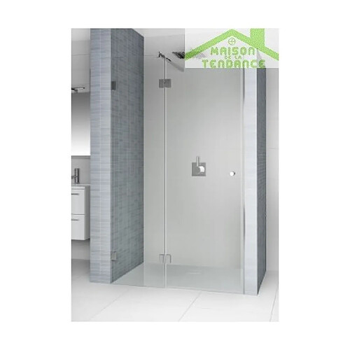 Porte battante de douche universelle RIHO SCANDIC S104 en verre clair