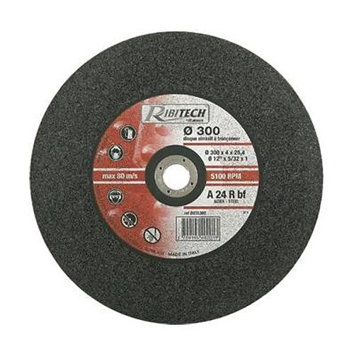 Ribimex Disque à tronçonner acier 300x4x25,4