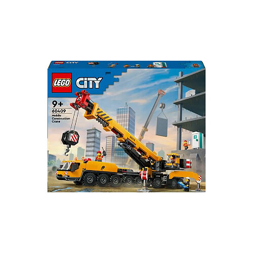 LEGO® City 60409 La grue de chantier mobile jaune