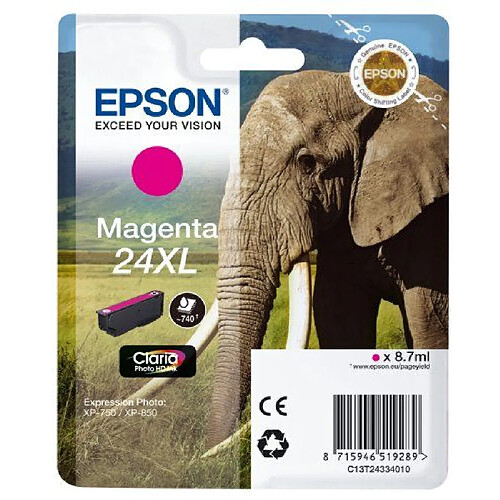 Epson T2433 Cartouche d'encre XL 8,7 ml Magenta