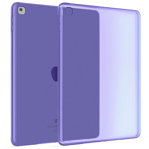 OKULI Transparent Étui Silicone Coque Housse Case Cover pour Apple iPad Mini 4 & Mini 5 en Violet