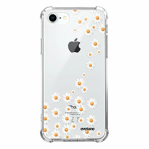 Evetane Coque iPhone 7/8/ iPhone SE 2020 silicone anti-choc souple angles renforcés transparente