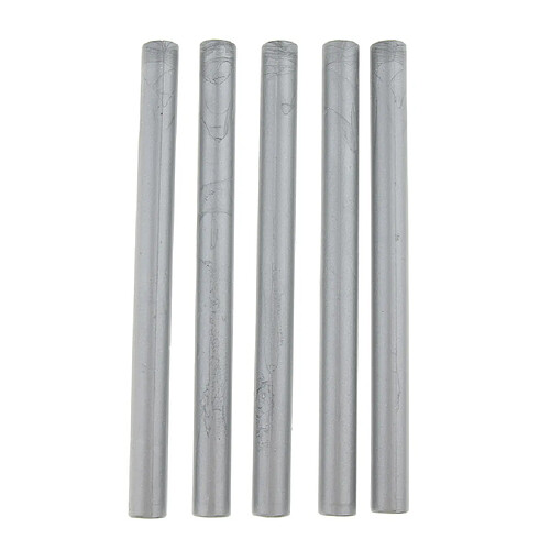 5pcs rondes de cachet de cire de cachet scelle la colle pour outils de noce argent