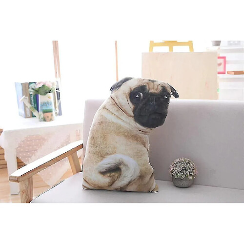 Universal 55 cm Simulation créative Pug Dog Dollow Cushion DÉCORATIONS FUNDES KAWAII ORLUM |