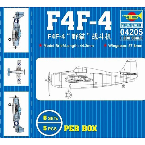 F4F - 1:200e - Trumpeter