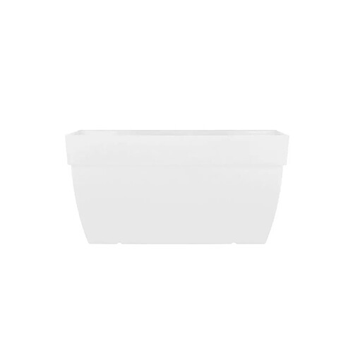 ARTEVASI Jardiniere Capri Xl - 40 x 80 x H 40 cm - 100 L - Blanc