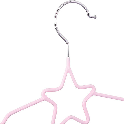 Helloshop26 Lot de 10 cintres pour enfants rose 13_0002475