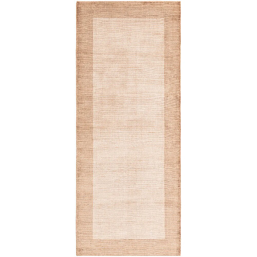 Vidal Tapis de couloir en laine 203x81 brun Darya