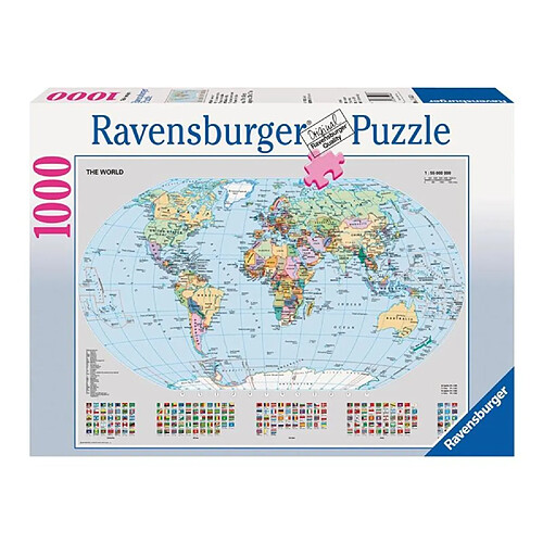 Ravensburger Puzzle 1000 p - Carte du monde politique