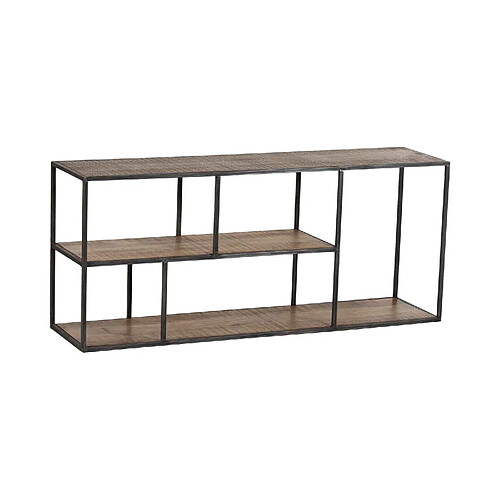 BOIS & CHIFFONS Etagere basse bois metal | Manguier Stockholm