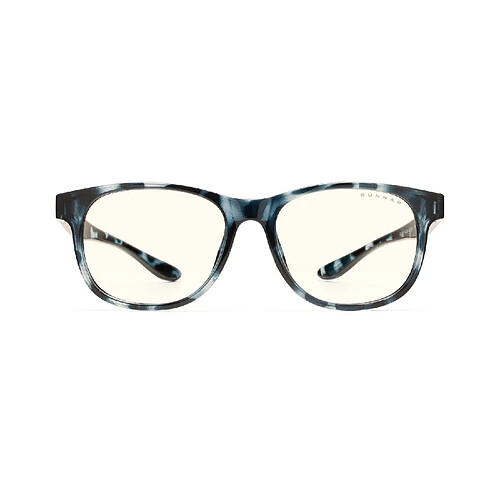 GUNNAR Lunettes anti lumière bleue enfant - RUSH - 8-12 ANS | Couleur : NAVY TORTOISE | Teintes : CLEAR (35% de filtration)