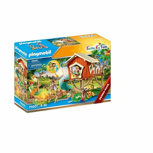 Playmobil® Family Fun Cabane dans les arbres et toboggan