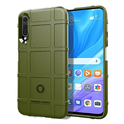 Wewoo Coque Pour Huawei Y9S TPU Antichoc à Couverture Complète Vert Armée