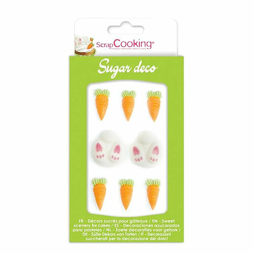 Scrapcooking Décors sucrés lapin et carotte