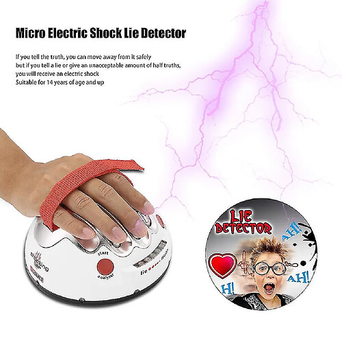 Universal Polygraph choquant menteur micro-électrique Shock Lie Detector Truth Game Game Toy