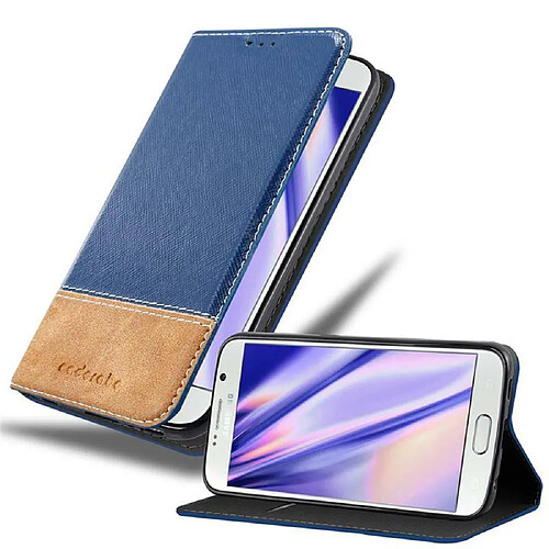 Cadorabo Coque Samsung Galaxy S6 Etui en Bleu