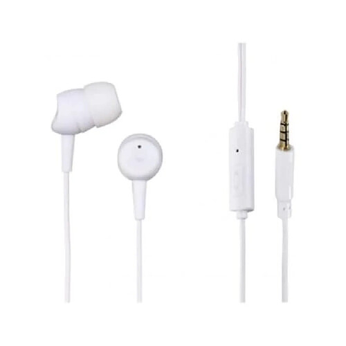 Autrement 00184042 Écouteurs Filaire Jack 3.5mm Contrôle du Volume Microphone Blanc