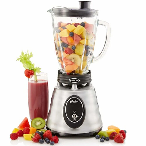 Oster OBL233X Blender 1.5L 600W Câble Électrique Motor Réversible Plastique Acier Inoxydable