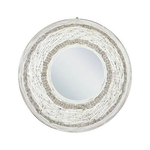 Beliani Miroir SOLEDAD 61 cm Blanc