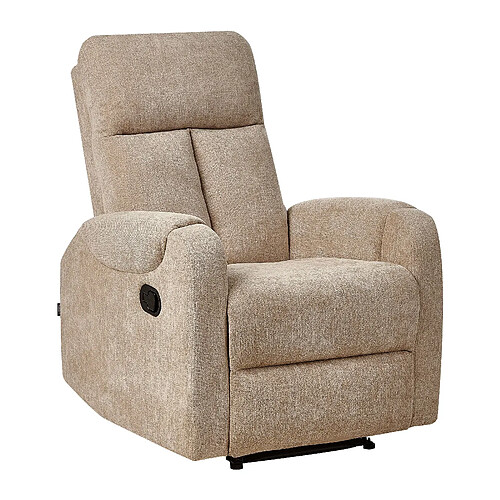 Beliani Fauteuil SOMERO Tissu Beige