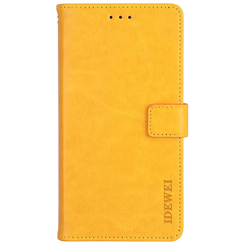 Coque en TPU + PU anti-poussière avec support, jaune pour votre Google Pixel 6 Pro