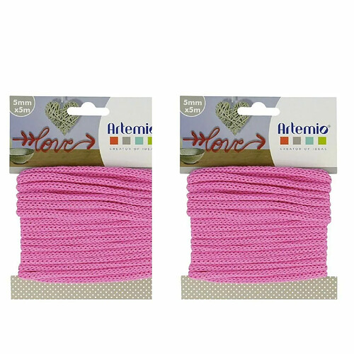 Artemio 2 fils à tricotin 5 mm x 5 m - fuchsia