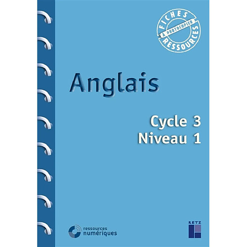 Anglais, cycle 3, niveau 1