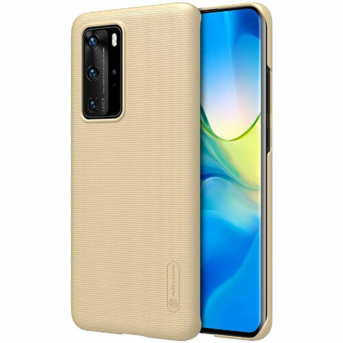 Alive Records Nillkin Super Frosted Shield - Coque pour Huawei P40 Pro (Doré)