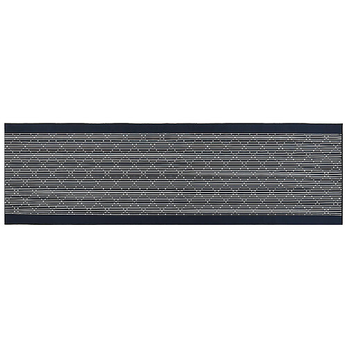 Beliani Tapis bleu marine 60 x 200 cm CHARVAD