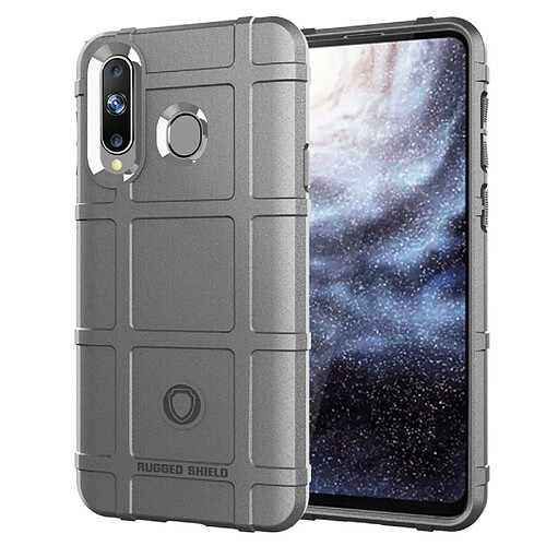 Wewoo Coque Housse en silicone à couverture totale et à anti-choc pour Galaxy A8s (Gris)