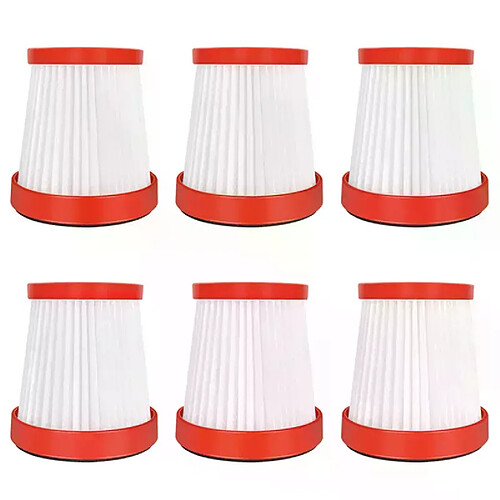 Filtres Hepa de rechange pour aspirateur à main Xiaomi Deerma VC01, accessoires pour nettoyeur de poussière, 6 pièces