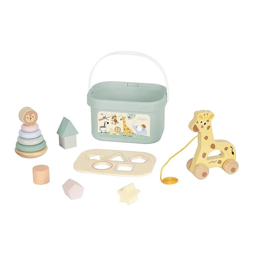 EliNeli Coffret de jeu ZOO 4en1 ludique