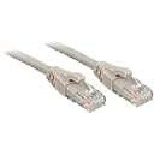 LINDY RJ45 Câble réseau, câble patch CAT 6 U/UTP 20.00 m gris