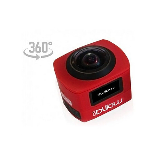 Caméra de sport Billow XS360PROR 16 Mpx HD 220º Rouge