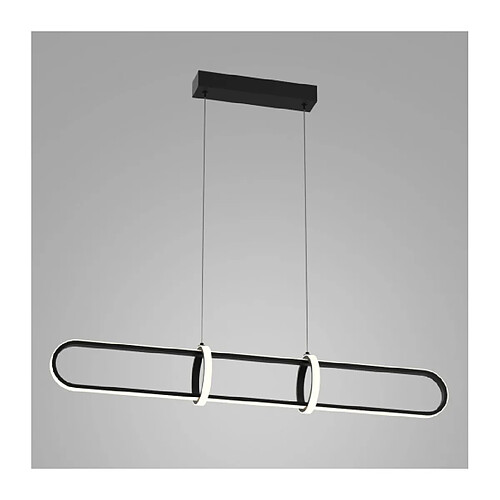 Luminaire Center Suspension moderne Cerrila Noir