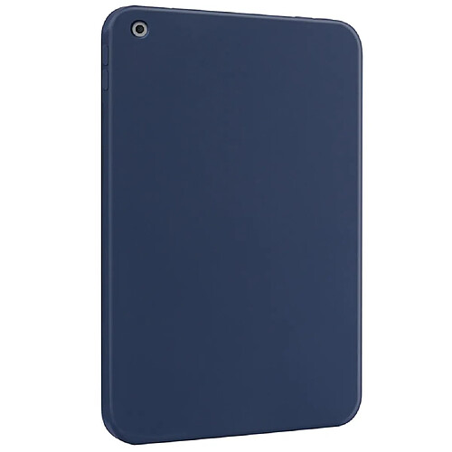 Coque en silicone antichoc bleu foncé pour votre iPad 10.2 (2021)/(2020)/(2019)