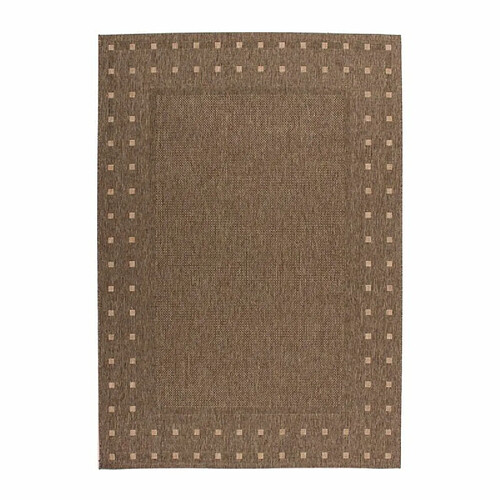 Paris Prix Tapis Tissé Effet Sisal Hamstad Marron Café 80 x 150 cm