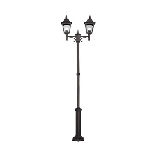 Elstead Lighting Lampe sur pied extérieur Chapel Noir