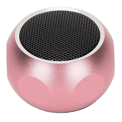 ComfortXL Mini haut-parleur bluetooth portable mignon avec dragonne pour douche, vélo, voiture et voyage - rose