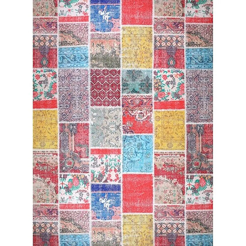 Mani Textile Tapis TETRIS, couleur Froide