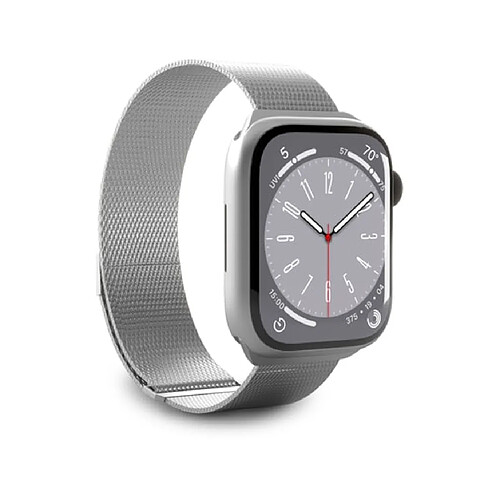 Sbs Bracelet pour montre PURO band Apple Watch Argent- boîtier 38-40-41 mm